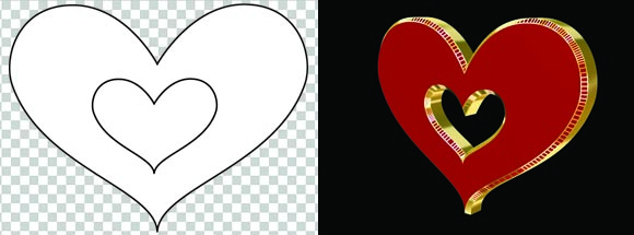 heart hole grouped